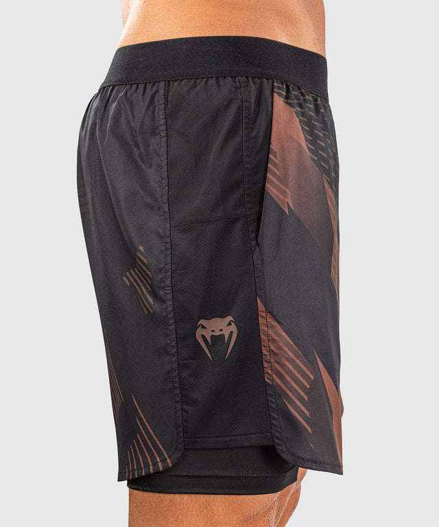 Venum MMA Shorts No-Gi 6.0 - Black/Brown