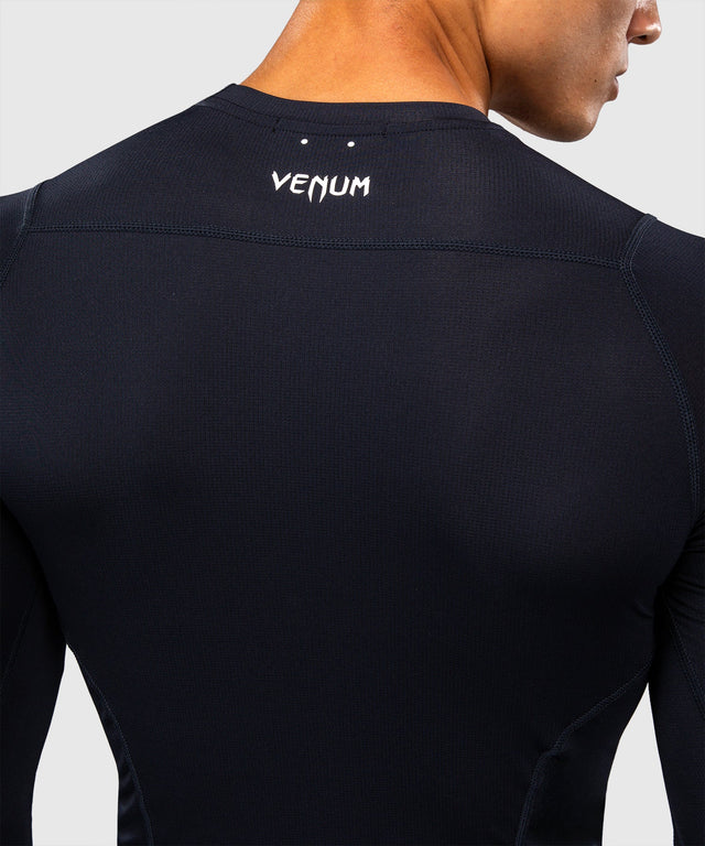 Venum Rashguard G-Core Långa ärmar – Marinblå/Vit