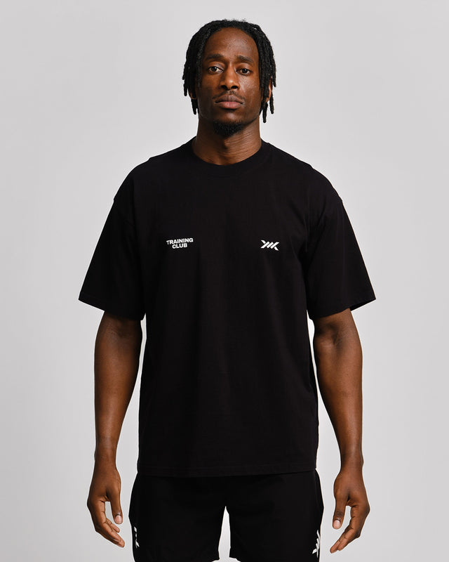 Camiseta de entrenamiento Caged Training Club – Negro
