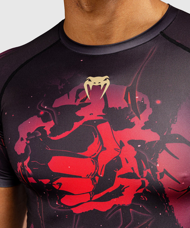 Rashguard Venum x Jujutsu Kaisen Itadori – Czarny/Czerwony