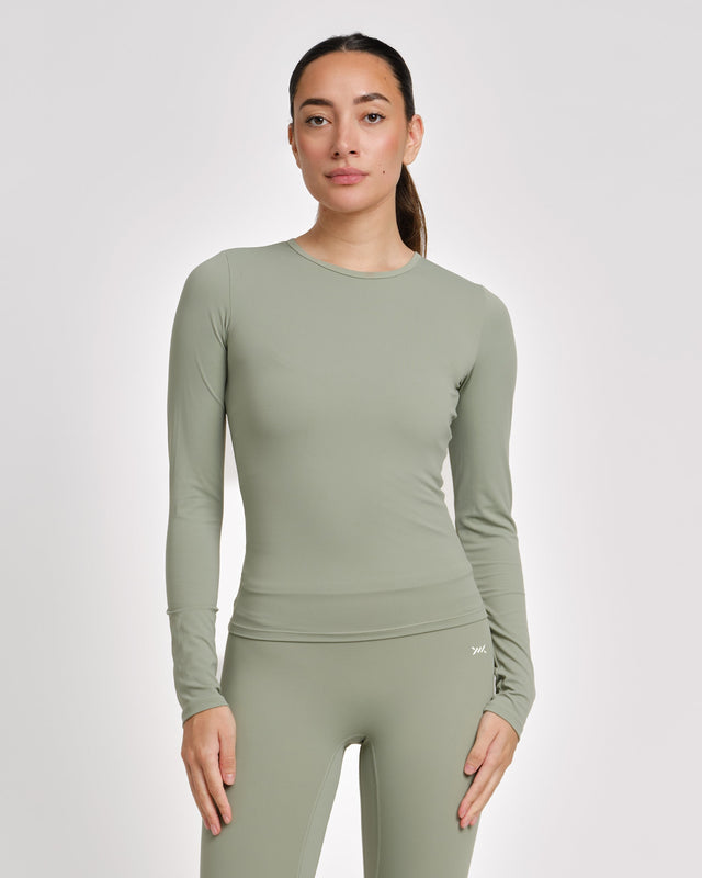 Caged Aspire Long Sleeves - Sage Green