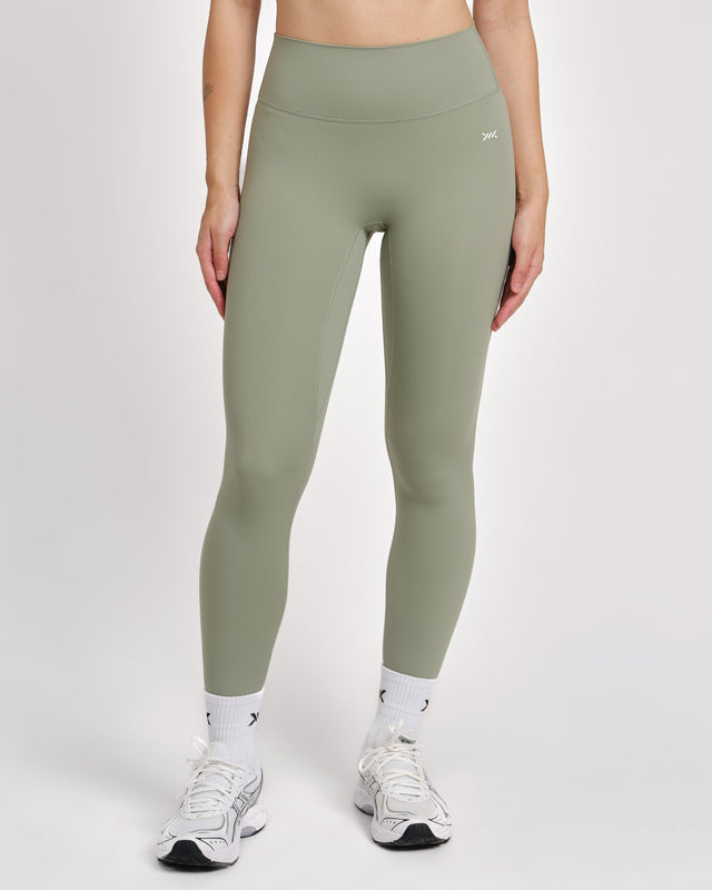 Caged Aspire Leggings – Verde Sálvia