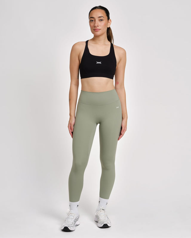 Caged Aspire Leggings – Verde Sálvia