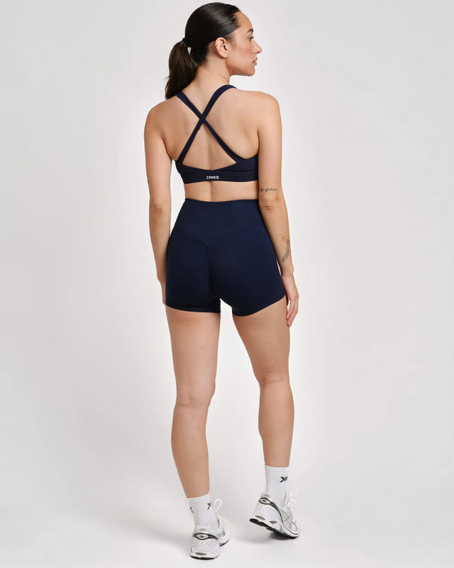 Caged Essential shorts - Navy Blå