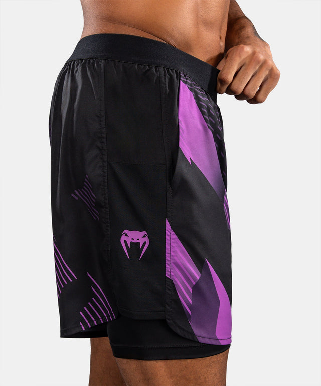Venum Kompressionsshorts No-Gi 6.0 – Sort/Lilla