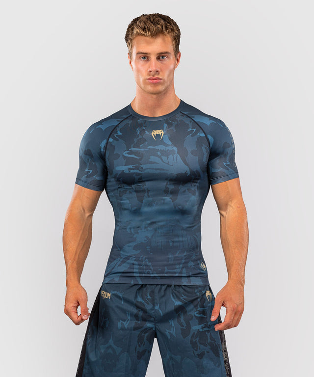 Venum Rashguard Fushiguro Maniche Corte - Blu