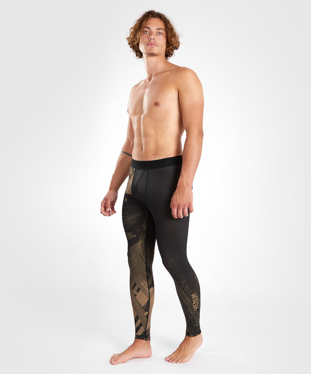 Shorts de compression Venum Gorilla Jungle – Noir/Sable