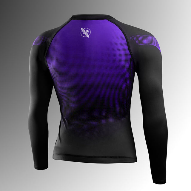 Rashguard Hayabusa Pro Ranked Manga Larga Mujer – Púrpura