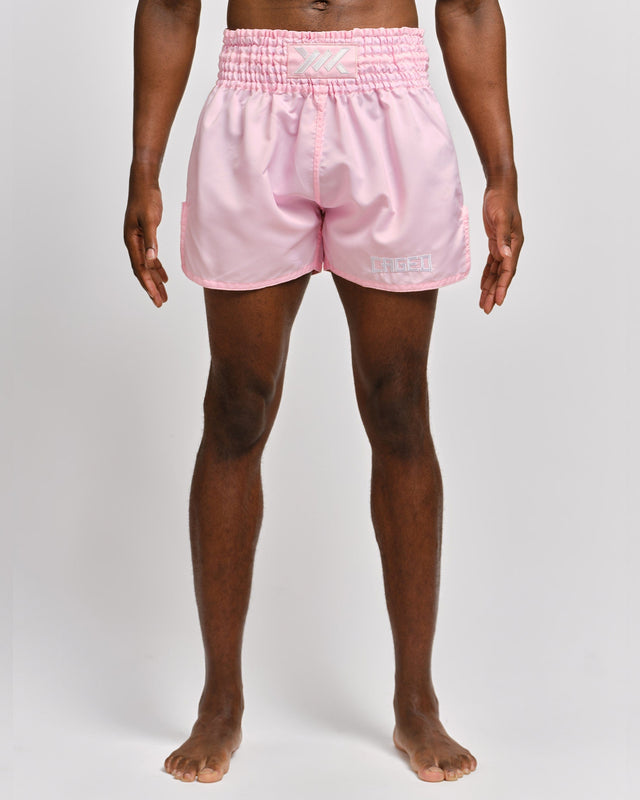 Pantaloni scurți Muay Thai Caged Classic – Roz deschis
