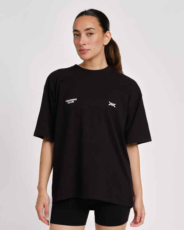 Camiseta de entrenamiento Caged Training Club – Negro