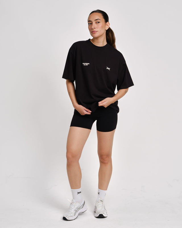 Camiseta de entrenamiento Caged Training Club – Negro