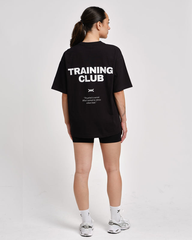 Camiseta de entrenamiento Caged Training Club – Negro