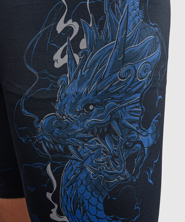 Mallas de compresión Venum Thunder Dragon – Negro/Azul real