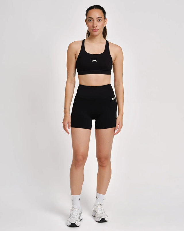 Bustieră sport Caged Essential – Negru