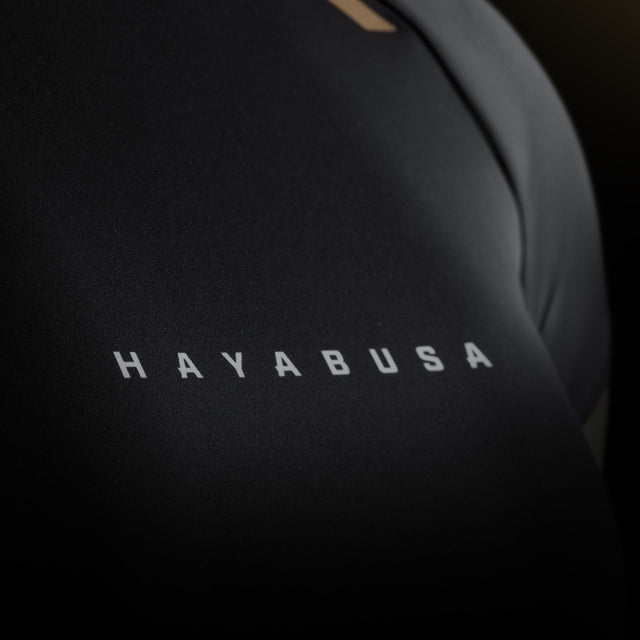 Hayabusa Rashguard Pro Ranked Korta Ärmar Dam – Brun