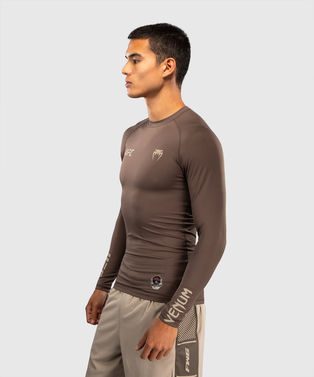 Venum UFC Rashguard Unity Dlouhé rukávy - Hnědý