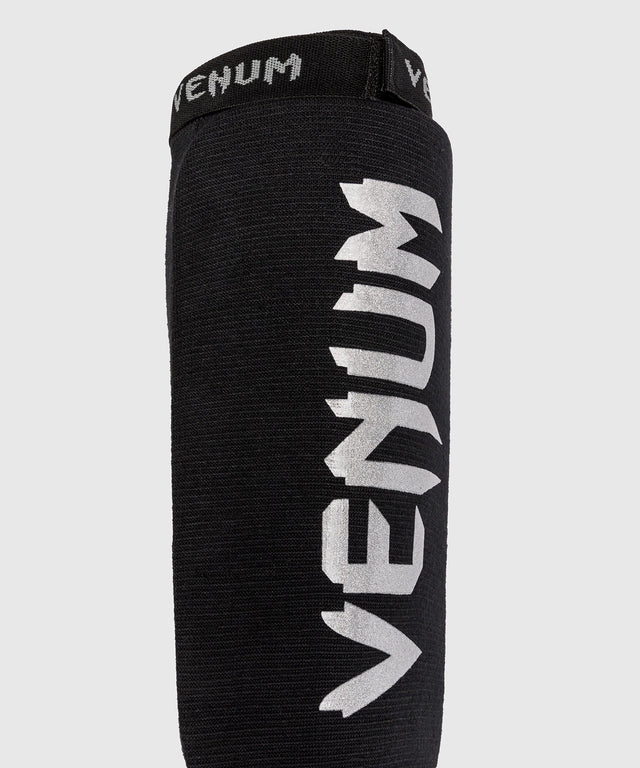 Venum Kickboks Skinnebensbeskyttere Kontact - Sort/Sølv