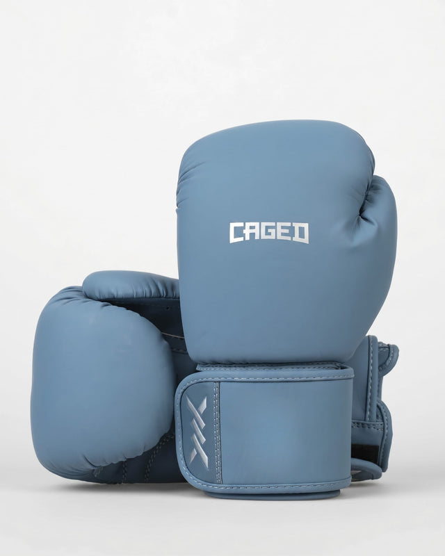 Dziecięce rękawice bokserskie Caged Spark – Midnight Blue
