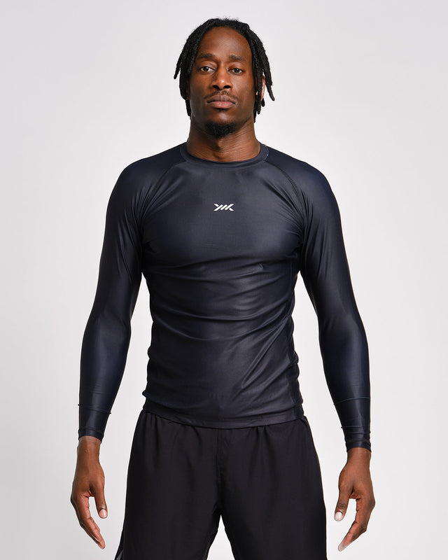 Caged Rashguard Tactical Långa ärmar – Svart