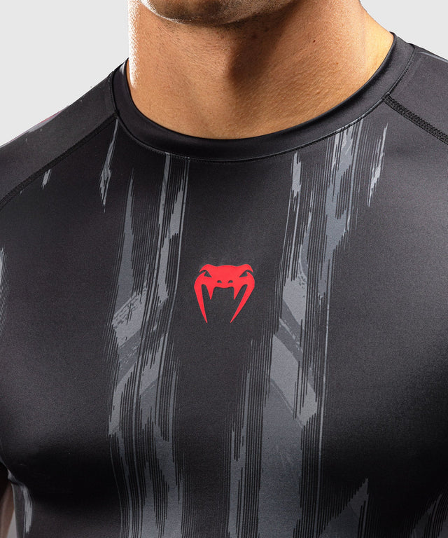Rashguard Venum Demon Mangas Curtas – Preto/Cinzento