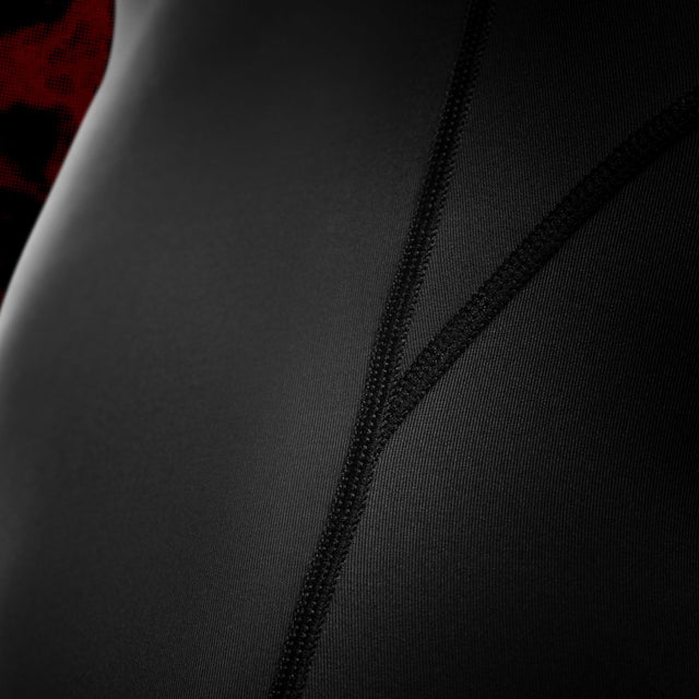 Spodenki kompresyjne Hayabusa x UFC BJJ – Czarne/Czerwone