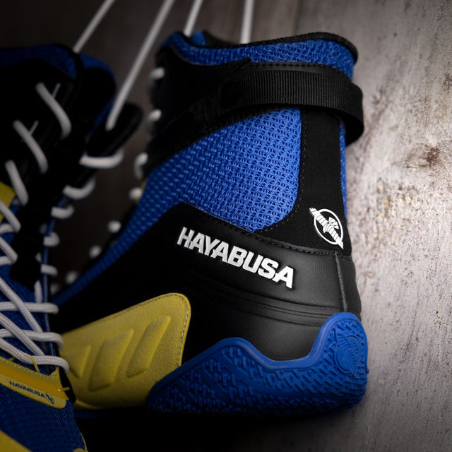 Hayabusa Talon Boxschuhe – Blau/Gelb