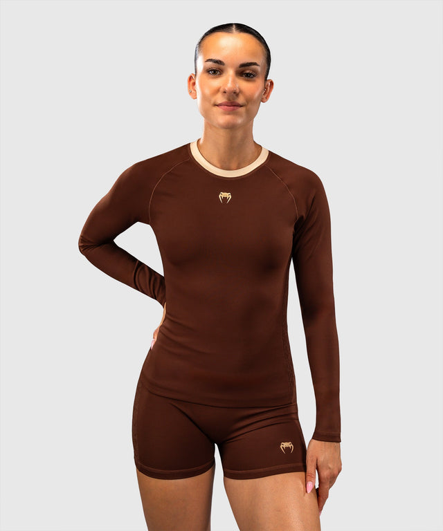 Venum Viper Rashguard långärmad för damer - Brun