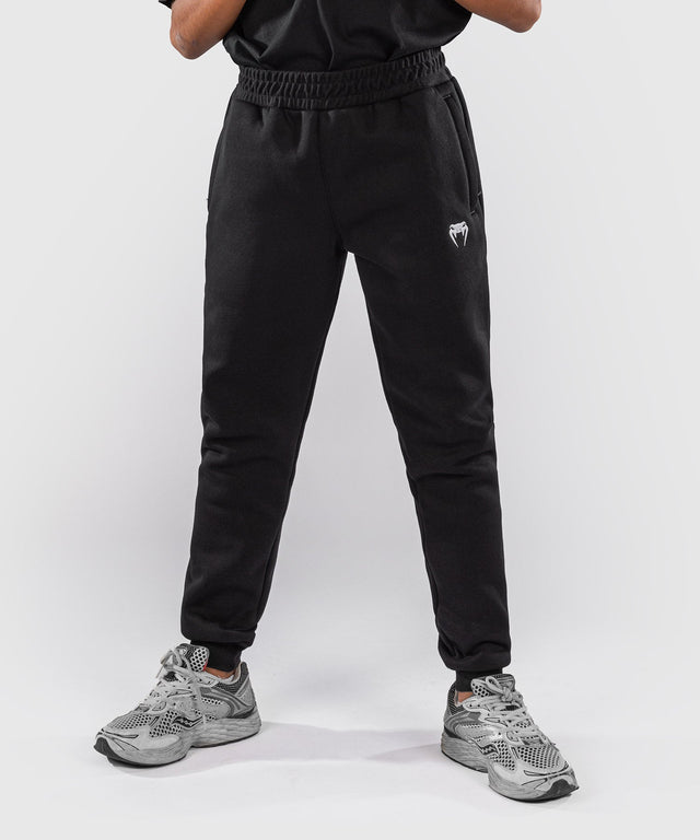 Venum Attack Fleece & Weave Kids Training Pants – Black