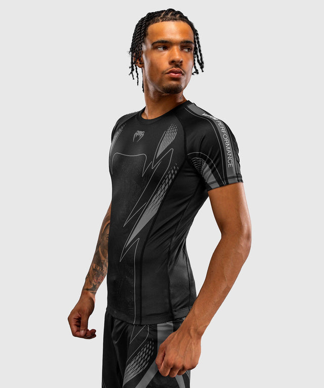 Venum Rashguard Amazonia Reborn Short Sleeves – Black/Grey
