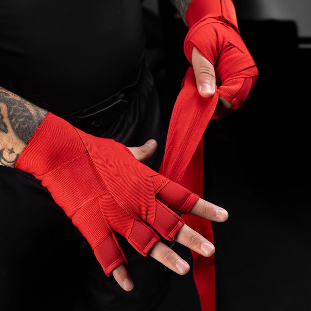 Bende da boxe Hayabusa Knuckle Guard – Rosso