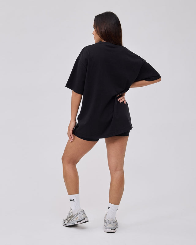 Caged Club T-shirt – Černé