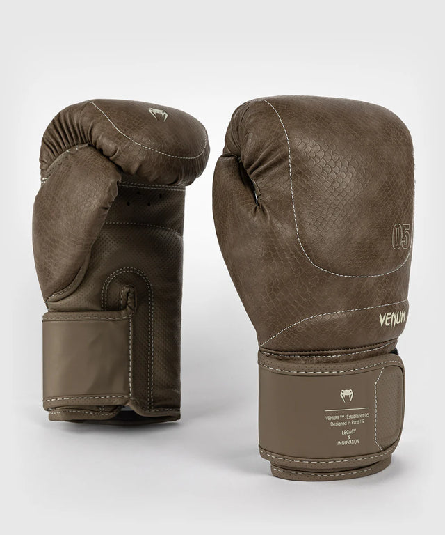 Boxerské rukavice Venum Impact Evo Scales – Hnědé