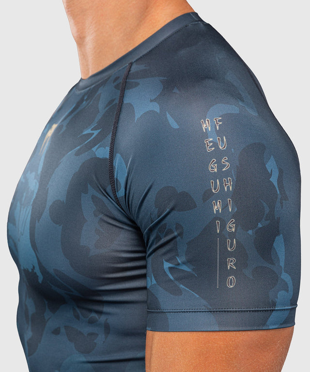 Venum Rashguard Fushiguro Maniche Corte - Blu