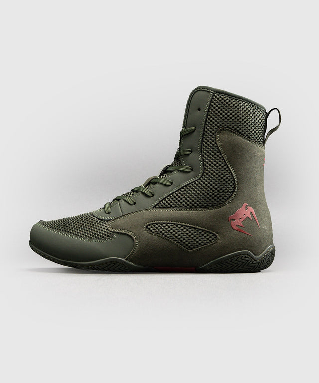 Scarpe da boxe Venum Contender – Kaki/Rosso