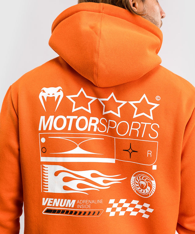 Sudadera con capucha Venum Motorsport – Naranja