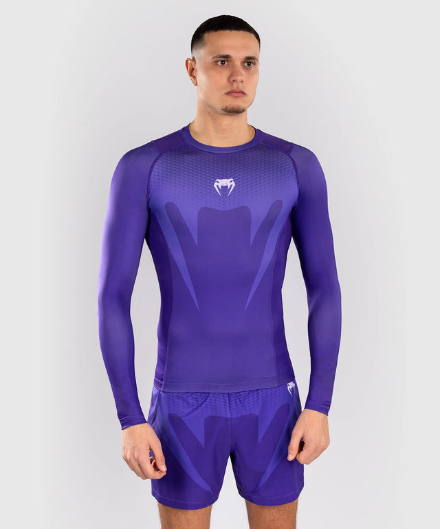 Rashguard Venum No Gi Manches longues – Violet