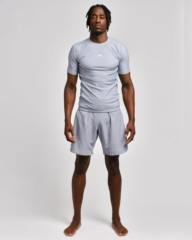 Rashguard Caged Tactical Krótki Rękaw – Gunmetal Grey