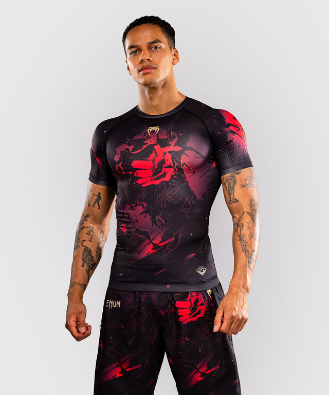 Rashguard Venum x Jujutsu Kaisen Itadori – Czarny/Czerwony