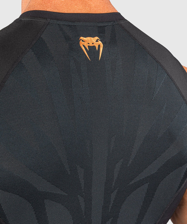 Venum Rashguard G-Fit Revolution Mouwloos - Zwart/Koper