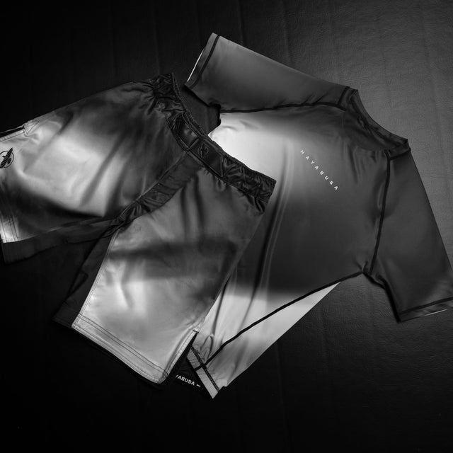 Hayabusa MMA-shorts Apex Nova för herr, fullängdad – Grå