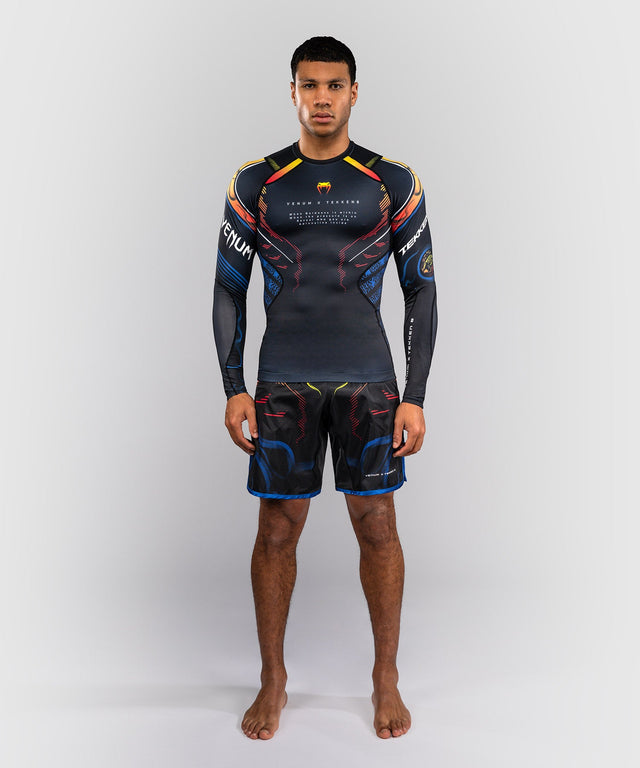 Venum Rashguard TEKKEN 8 Yoshimitsu – Czarny/Pomarańczowy – zdjęcie 7