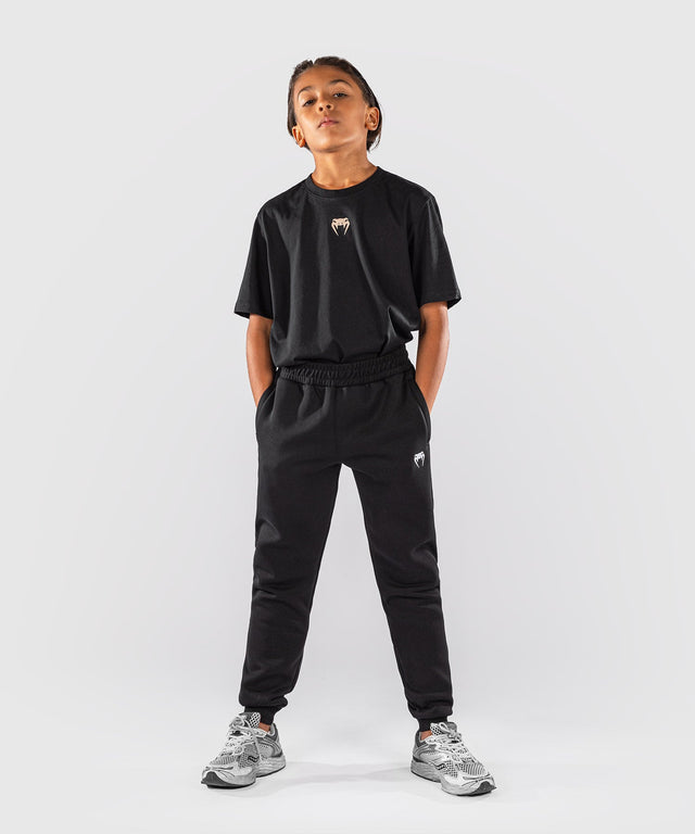 Venum Attack Fleece & Weave Kids Training Pants – Black