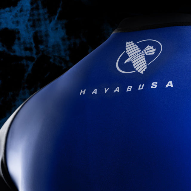 Rashguard Hayabusa x UFC BJJ Mangas Compridas Mulher – Preto/Azul