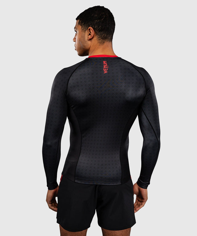 Rashguard Venum x Roger Gracie Maniche lunghe – Nero/Rosso