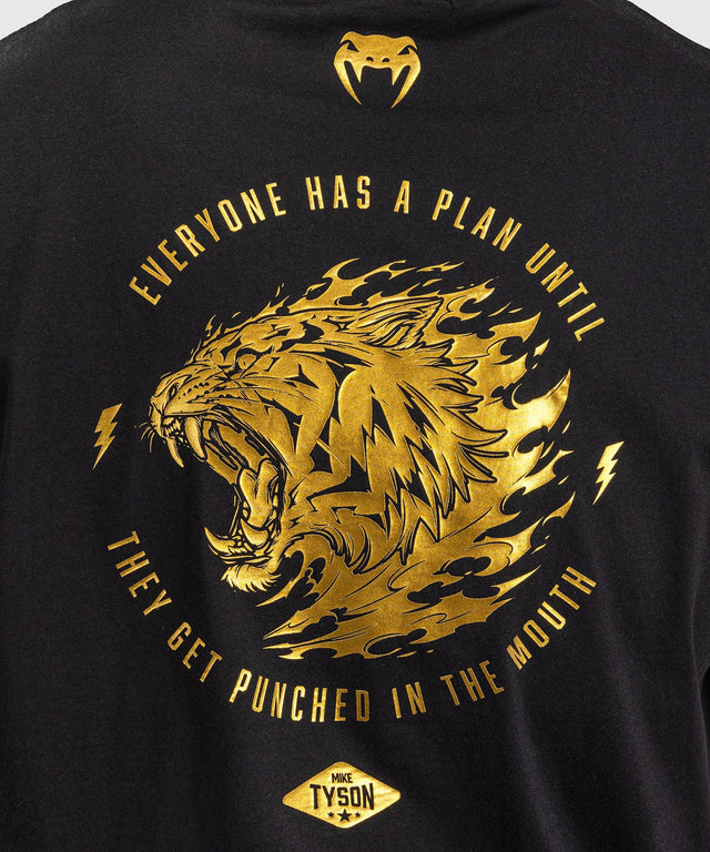Venum x Mike Tyson T-Shirt Tiger Sem Mangas - Preto/Ouro