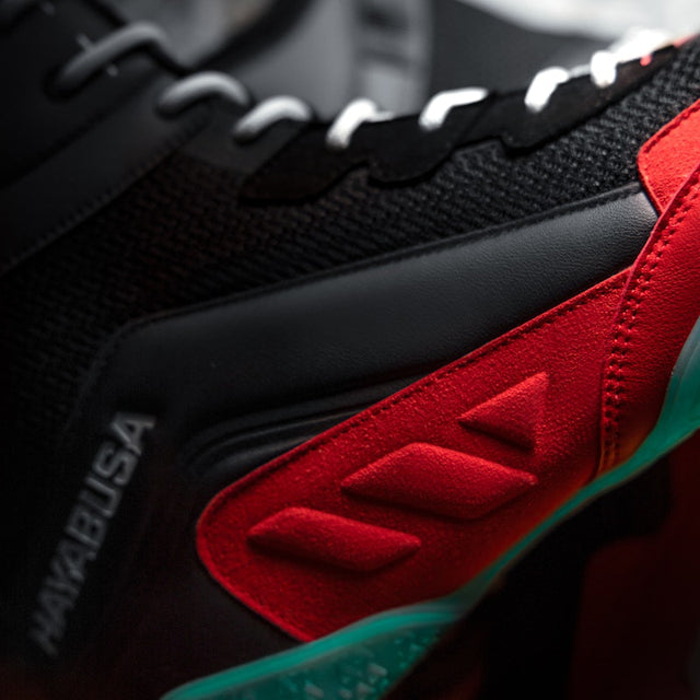 Botas de boxeo Hayabusa Talon – Negro/Rojo/Azul