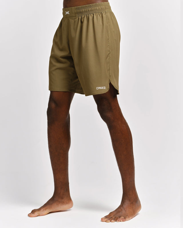 Caged Tactical MMA-shorts – Armygrøn
