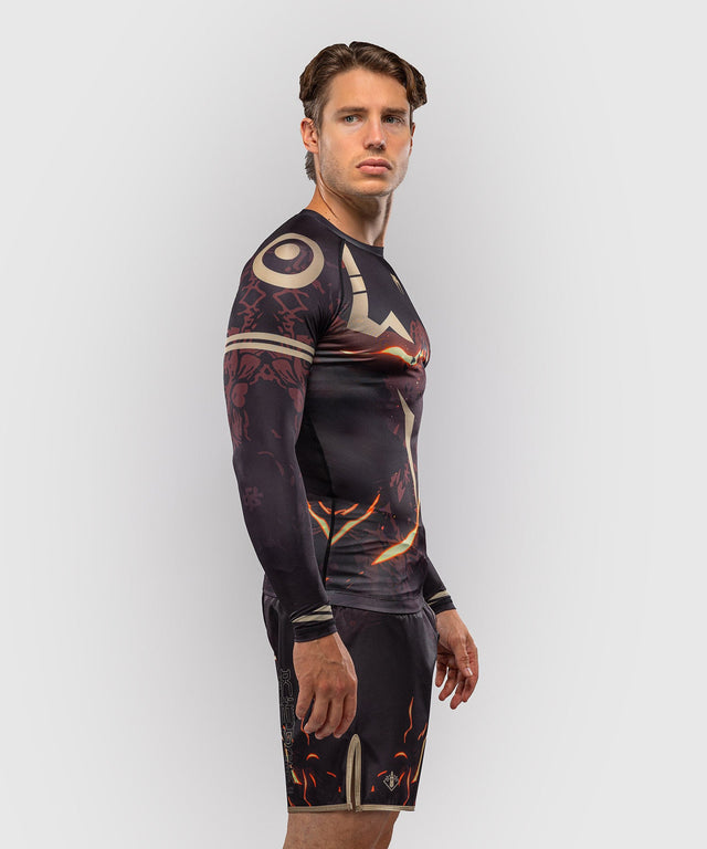 Venum Rashguard x Jujutsu Kaisen Sukuna Lange ærmer - Sort/Beige