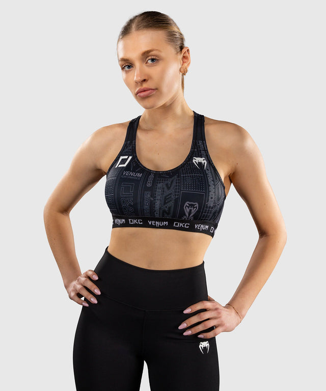 Brassière de sport Venum Karate Combat – Noir/Gris