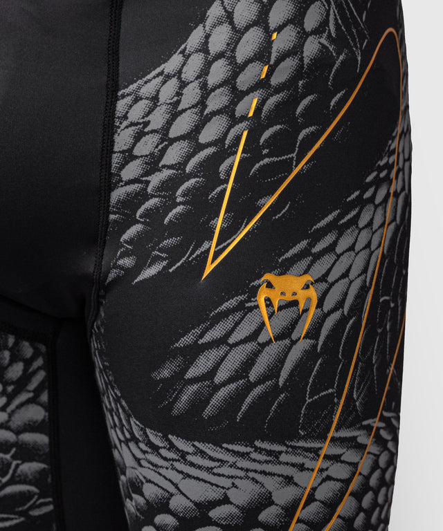 Mallas de compresión Venum Matupa – Negro/Gris/Oro